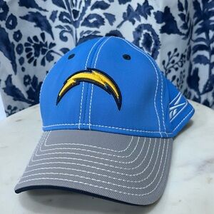 Blue and Gray Cap with Yellow Logo